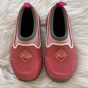 Pink Muckster Low-Cut Rain Boot - Kids
